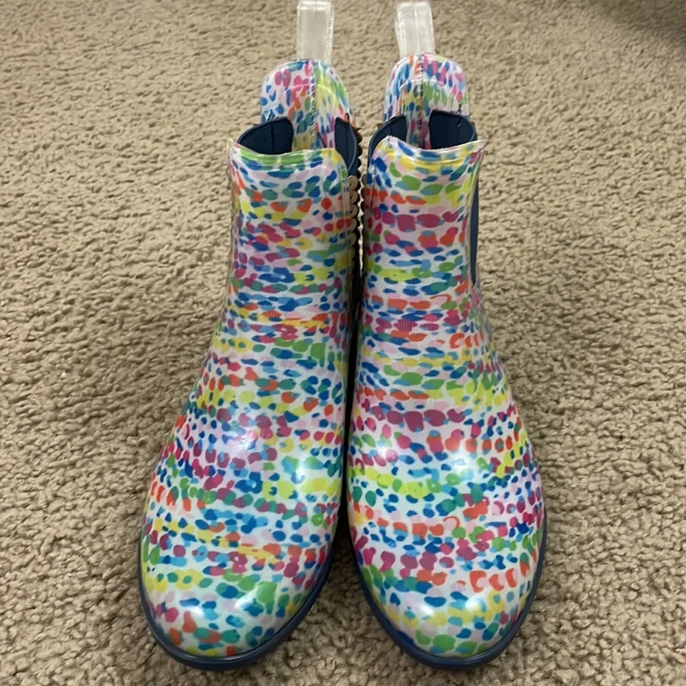 JACK ROGERS Sallie Rainbow Rain Boots